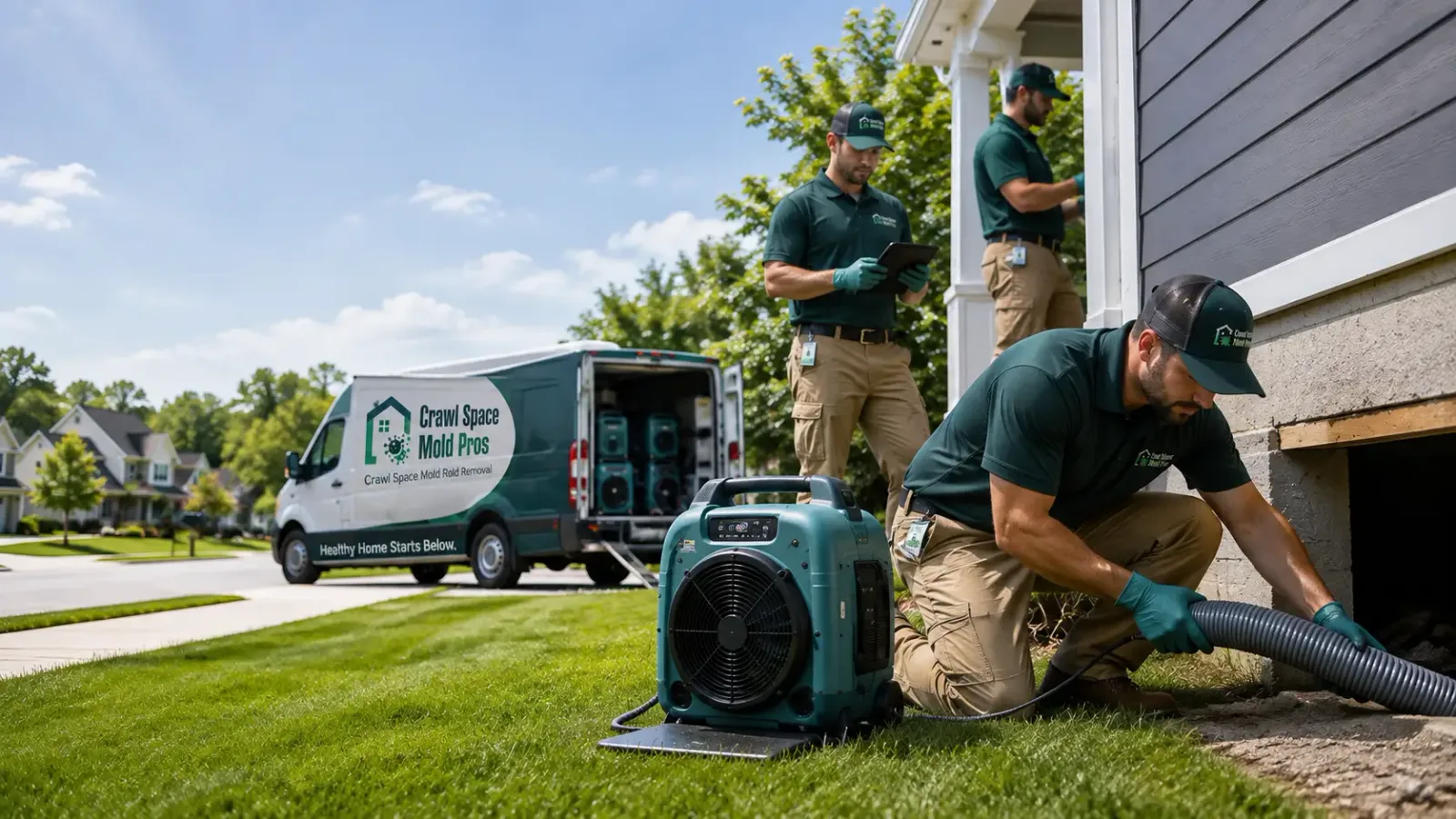 Crawl Space Mold Removal in Mandaree, ND